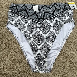 La Blanca Patterned Bikini Bottom